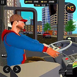 US City Pick Passenger Bus Game