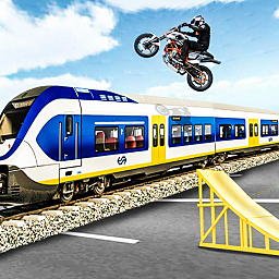 Ramp Bike Stunt