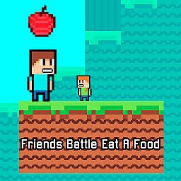 Friends Battle Eat A Food